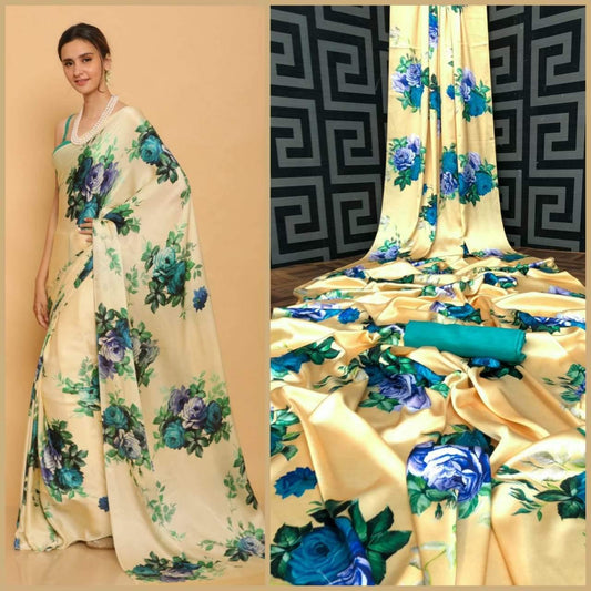 Floral Print Saree Collection - Solid Boutique Canada