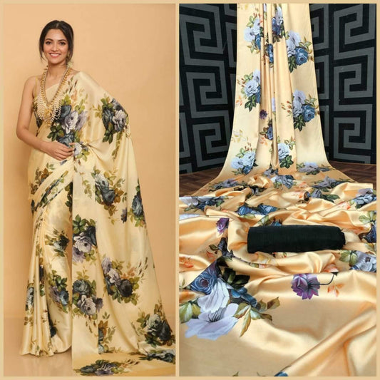 Floral Print Saree Collection - Solid Boutique Canada