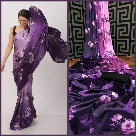 Floral Print Saree Collection - Solid Boutique Canada