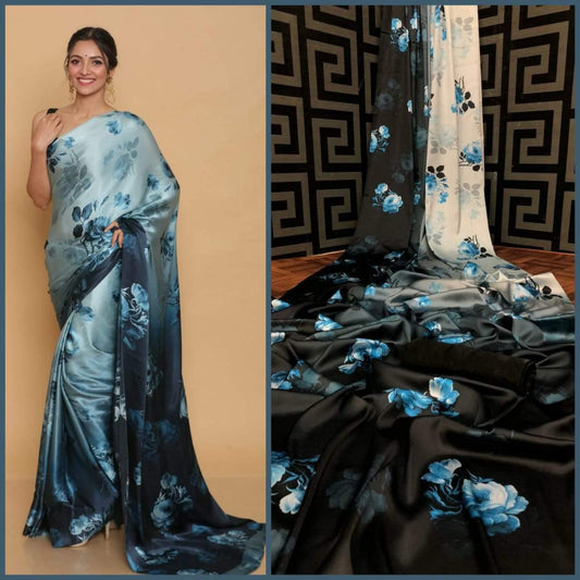 Floral Print Saree Collection - Solid Boutique Canada