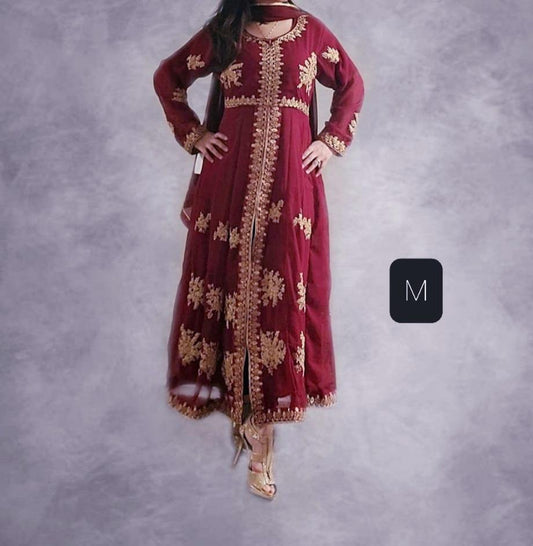 Ashirwad Long Gown 3 Colours - Solid Boutique Canada