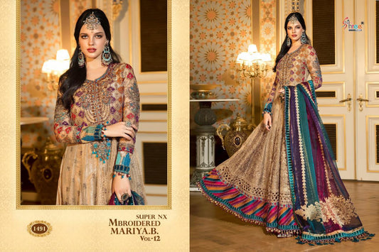 3 Mbroidered Mariya B Butterfly with Heavy Embroidery Unstitched