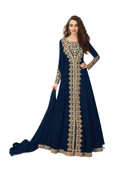 59 2 Aashirwad Gulkand Heavy Georgette Embroidered Anarkali 6