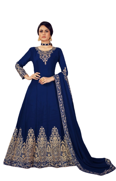 54 2 Georgette Anarkali With Cording Work 6