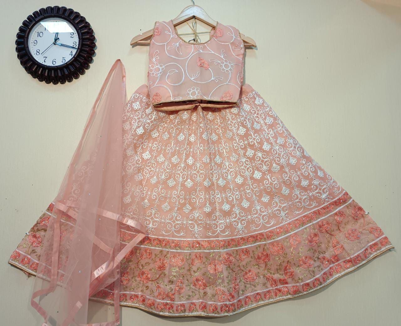 KIDS Organza  Lehenga 2