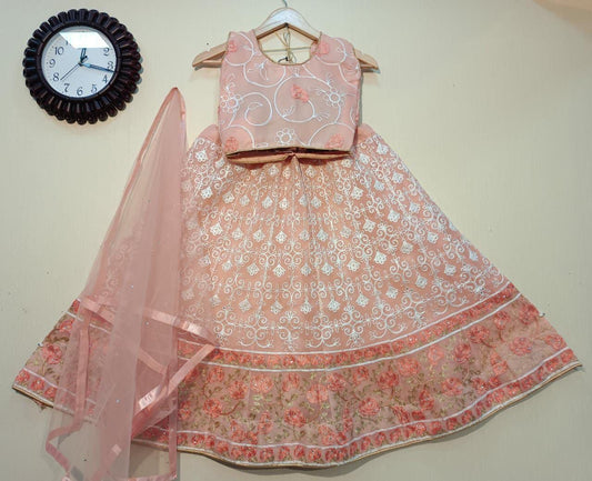 KIDS Organza  Lehenga 2