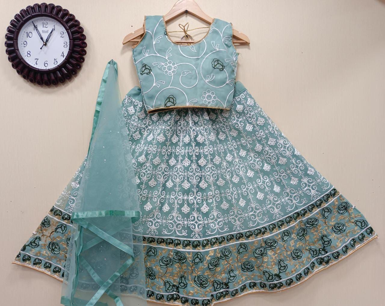 KIDS Organza  Lehenga 4