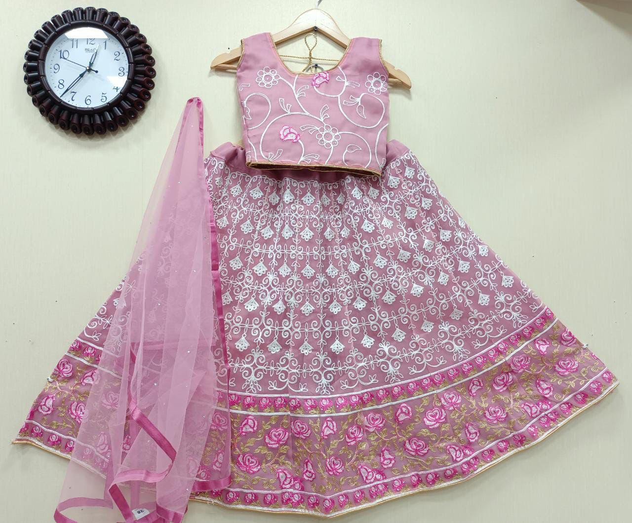 KIDS Organza  Lehenga 5